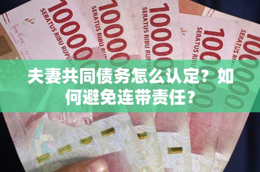 济南夫妻共同债务怎么认定？如何避免连带责任？