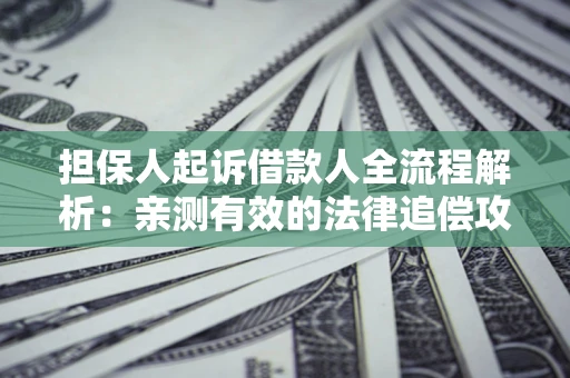 济南担保人起诉借款人全流程解析：亲测有效的法律追偿攻略