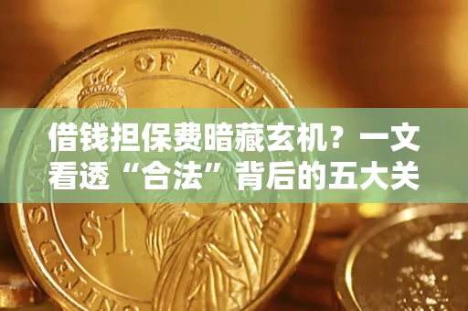 济南借钱担保费暗藏玄机？一文看透“合法”背后的五大关键陷阱