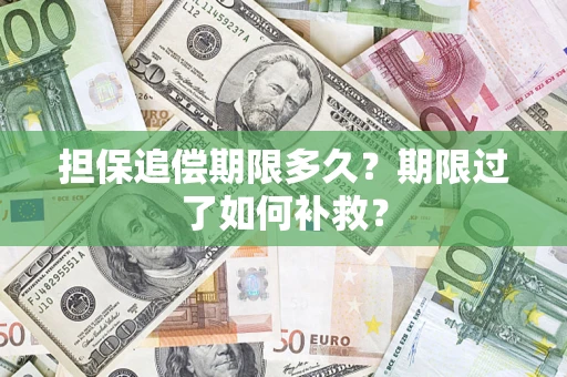 济南担保追偿期限多久？期限过了如何补救？
