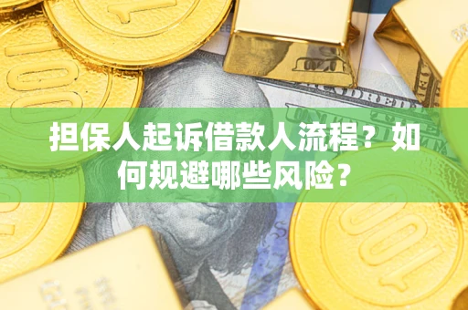 济南担保人起诉借款人流程？如何规避哪些风险？