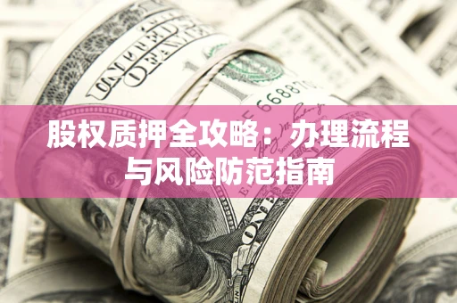 济南股权质押全攻略：办理流程与风险防范指南